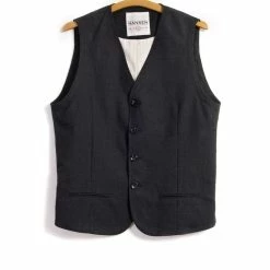 HANSEN GARMENTS DANIEL | Classic Waistcoat | Slate