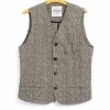 HANSEN GARMENTS DANIEL | Four Button Waistcoat | Check 2 1 HANSEN GARMENTS DANIEL | Four Button Waistcoat | Check 2 -Heschung shop daniel four button waistcoat check 2 hansen garments 496003