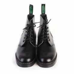 Solovair ASTRONAUT DERBY BOOT | 6 Eye Hi Shine | Black
