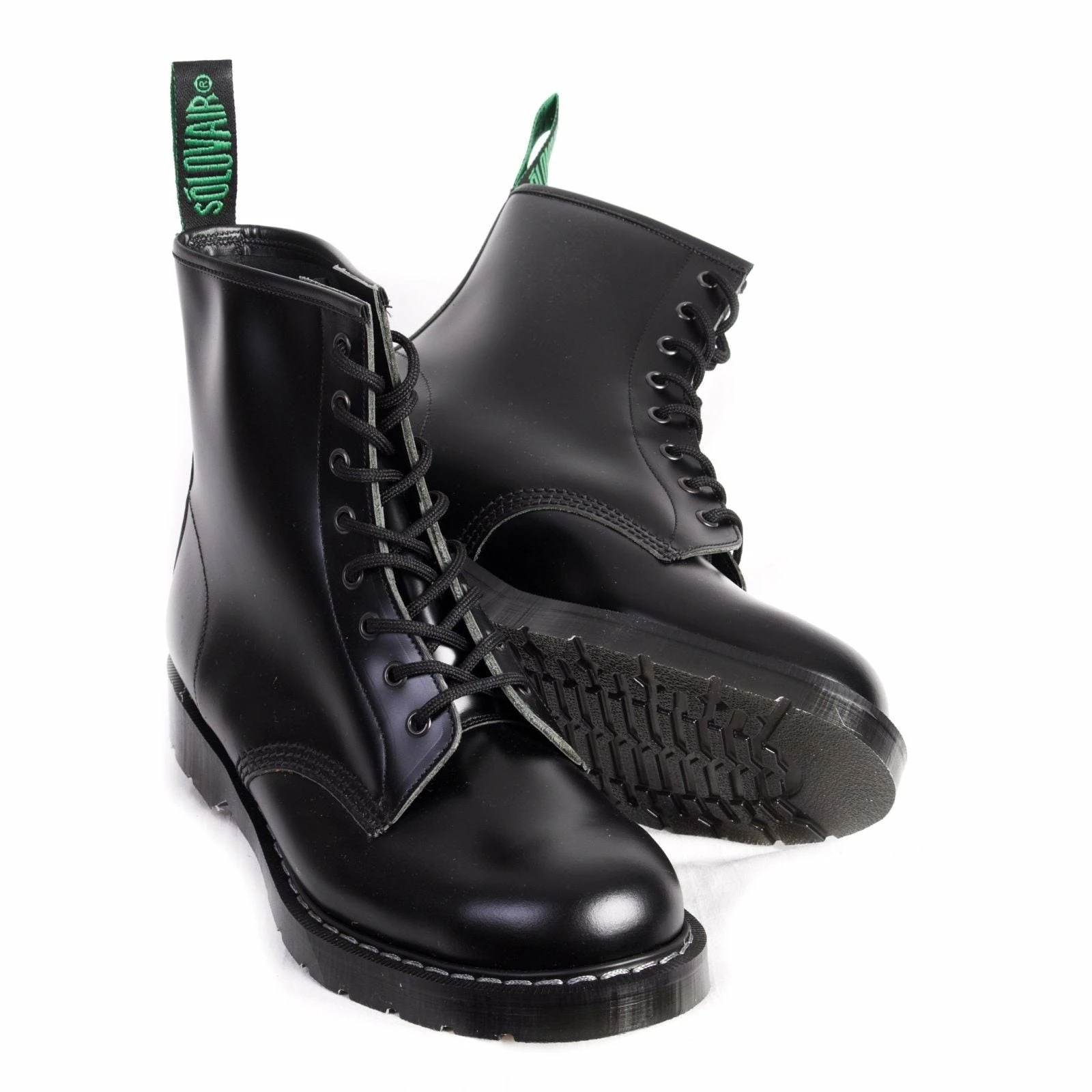 Solovair DERBY BOOT | 8 Eye | Black 4 Solovair DERBY BOOT | 8 Eye | Black - Image 2