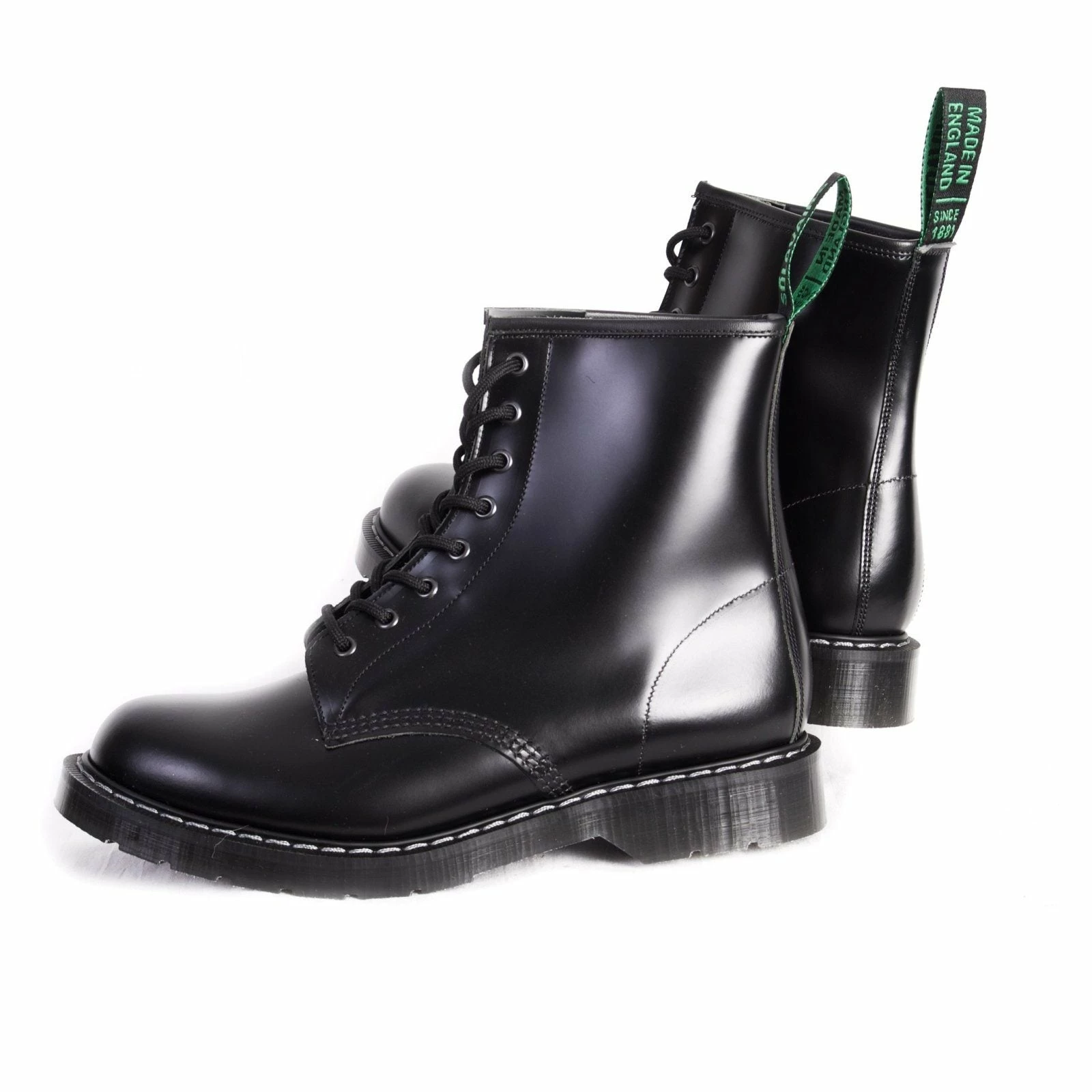Solovair DERBY BOOT | 8 Eye | Black 5 Solovair DERBY BOOT | 8 Eye | Black - Image 3