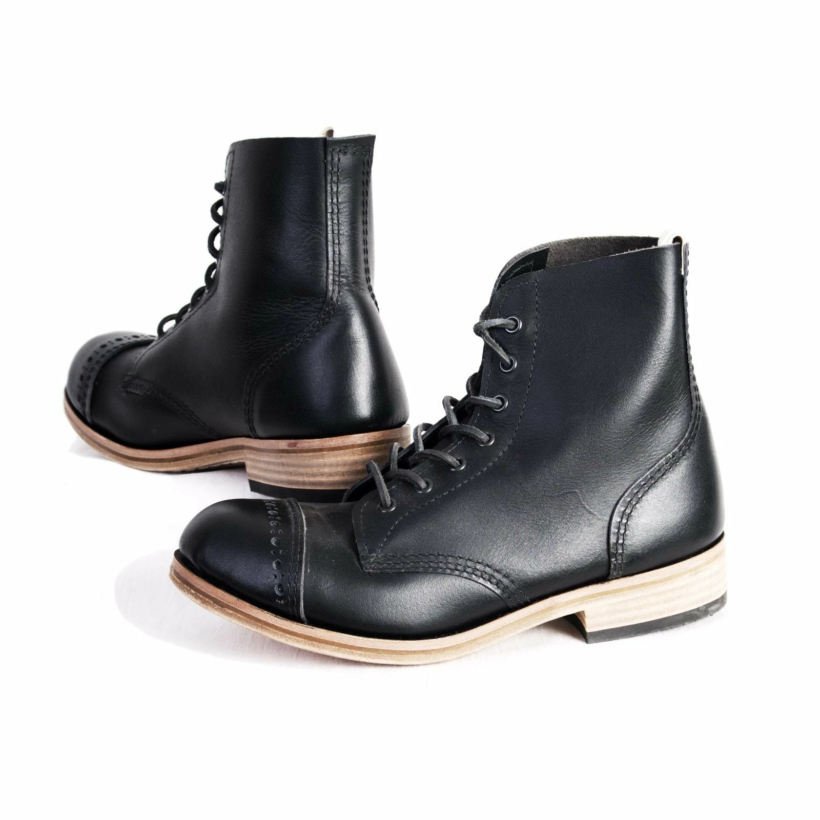 William Lennon DERBY BOOT | Traditional Work Boot | Black 6 William Lennon DERBY BOOT | Traditional Work Boot | Black - Image 4