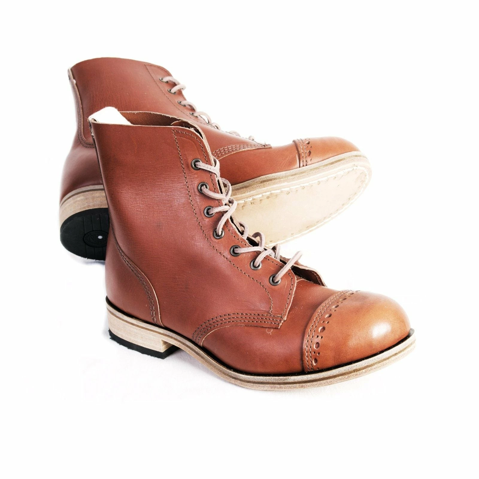 William Lennon DERBY BOOT | Traditional Work Boot | Cognac 4 William Lennon DERBY BOOT | Traditional Work Boot | Cognac - Image 2