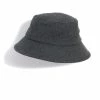 HANSEN GARMENTS EDVARD | Bucket Hat With Earflaps | Grey Melange -Heschung shop edvard bucket hat with earflaps grey melange hansen garments 920988