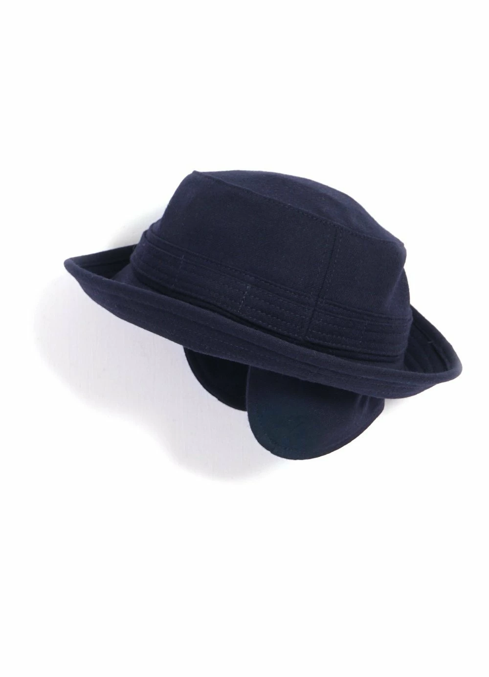 HANSEN GARMENTS EDVARD | Bucket Hat With Earflaps | Navy 4 HANSEN GARMENTS EDVARD | Bucket Hat With Earflaps | Navy - Image 2
