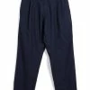HANSEN GARMENTS EIGIL | Light Wide Cut Summer Trousers | Navy 2 HANSEN GARMENTS EIGIL | Light Wide Cut Summer Trousers | Navy -Heschung shop eigil light wide cut summer trousers navy 381105
