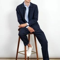 HANSEN GARMENTS EIGIL | Light Wide Cut Summer Trousers | Navy 14 HANSEN GARMENTS EIGIL | Light Wide Cut Summer Trousers | Navy -Heschung shop eigil light wide cut summer trousers navy 723371