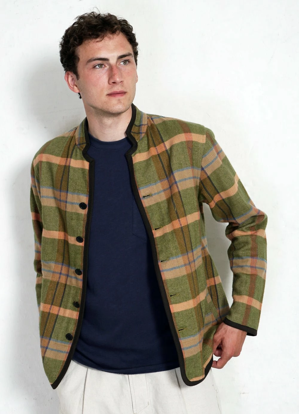 HANSEN GARMENTS ERLING | Casual Work Jacket | Multi Check 4 HANSEN GARMENTS ERLING | Casual Work Jacket | Multi Check - Image 2