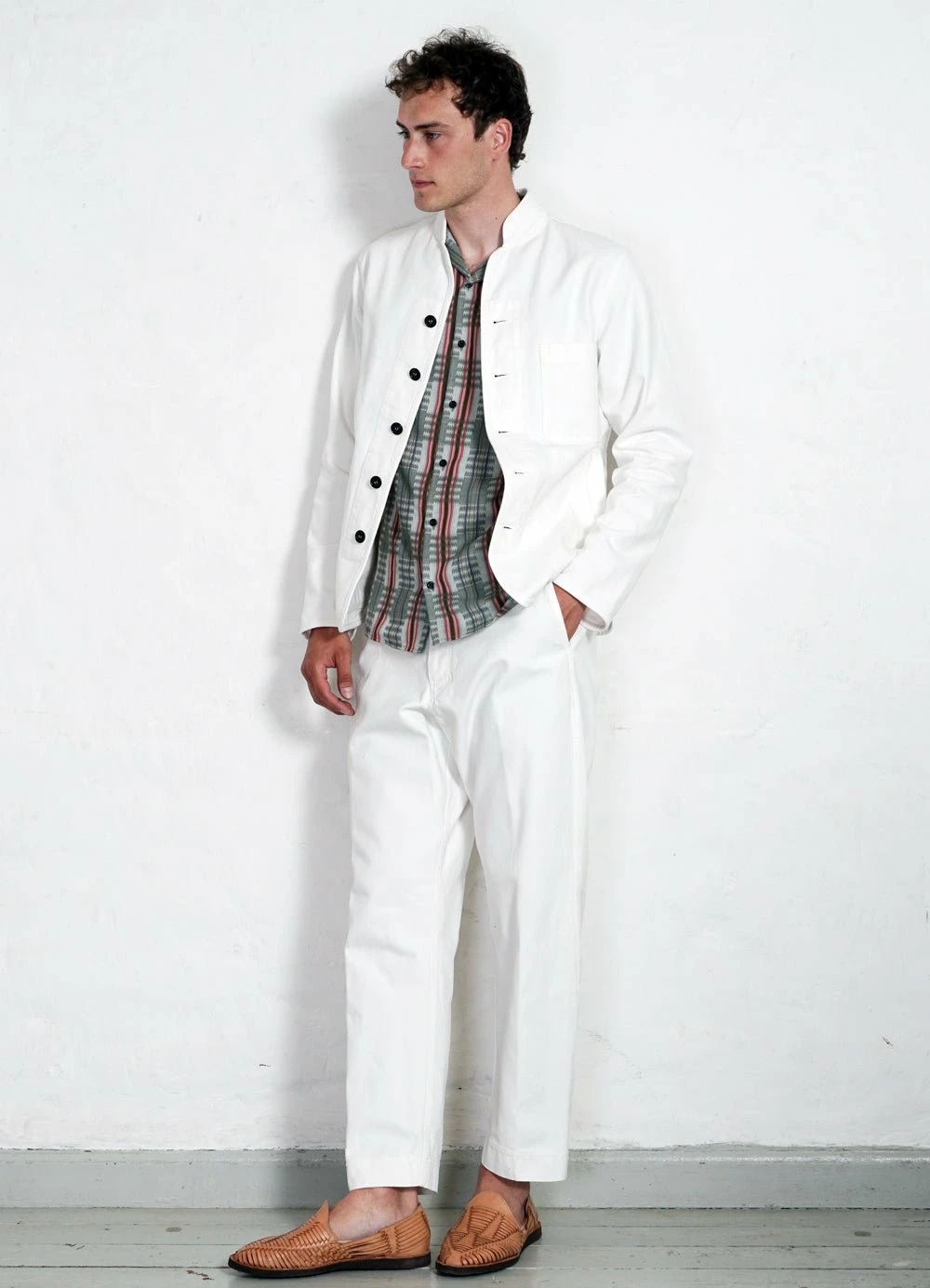 HANSEN GARMENTS ERLING | Casual Work Jacket | Off White 8 HANSEN GARMENTS ERLING | Casual Work Jacket | Off White - Image 6