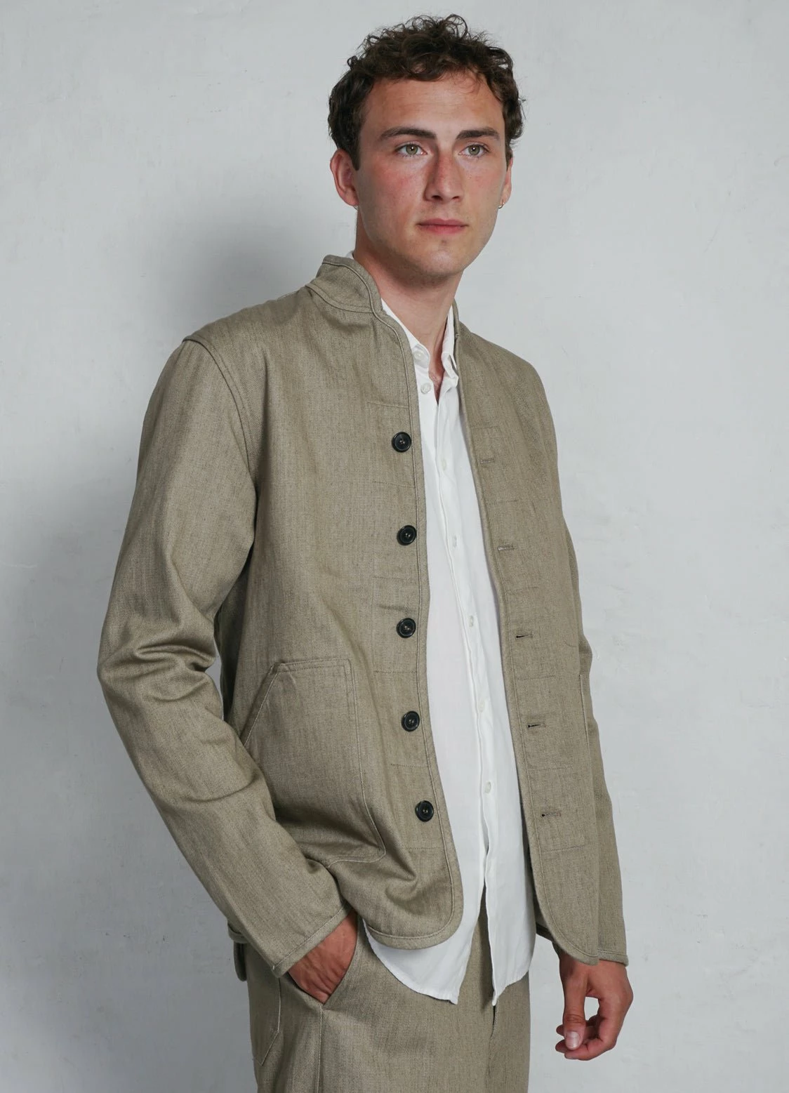 HANSEN GARMENTS ERLING | Quilted Work Jacket | Safari 5 HANSEN GARMENTS ERLING | Quilted Work Jacket | Safari - Image 3