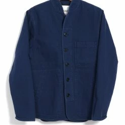 HANSEN GARMENTS ERLING | Refined Work Jacket | Work Blue