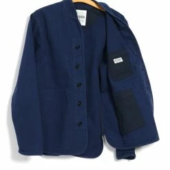 HANSEN GARMENTS ERLING | Refined Work Jacket | Work Blue 12 HANSEN GARMENTS ERLING | Refined Work Jacket | Work Blue -Heschung shop erling refined work jacket work blue hansen garments 890485