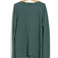 HANSEN GARMENTS FELIX | Raglan Long Sleeve T-shirt | Eucalyptus