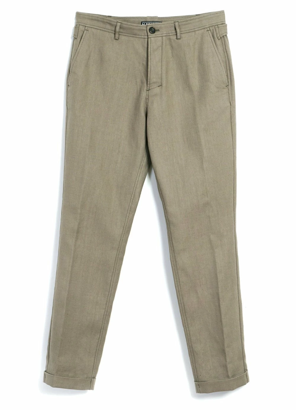 HANSEN GARMENTS FINN | Side Buckle Regular Trousers | Bay Leaf 3 HANSEN GARMENTS FINN | Side Buckle Regular Trousers | Bay Leaf