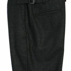 HANSEN GARMENTS FINN | Side Buckle Regular Trousers | Black Marble 13 HANSEN GARMENTS FINN | Side Buckle Regular Trousers | Black Marble -Heschung shop finn side buckle regular trousers black marble hansen garments 611898