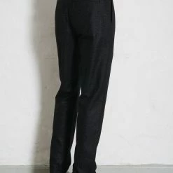 HANSEN GARMENTS FINN | Side Buckle Regular Trousers | Black Marble 10 HANSEN GARMENTS FINN | Side Buckle Regular Trousers | Black Marble -Heschung shop finn side buckle regular trousers black marble hansen garments 823294