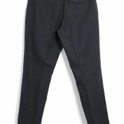 HANSEN GARMENTS FINN | Side Buckle Regular Trousers | Dark Blue -Heschung shop finn side buckle regular trousers dark blue hansen garments 944907