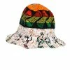 Monitaly FLOP HAT | African Wax Block Print Hat | Rasta -Heschung shop flop hat african wax block print hat rasta monitaly 219468