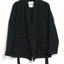 HANSEN GARMENTS FOLKE | Scarecrow´s Jacket | Black -Heschung shop folke scarecrows jacket black hansen garments 579996