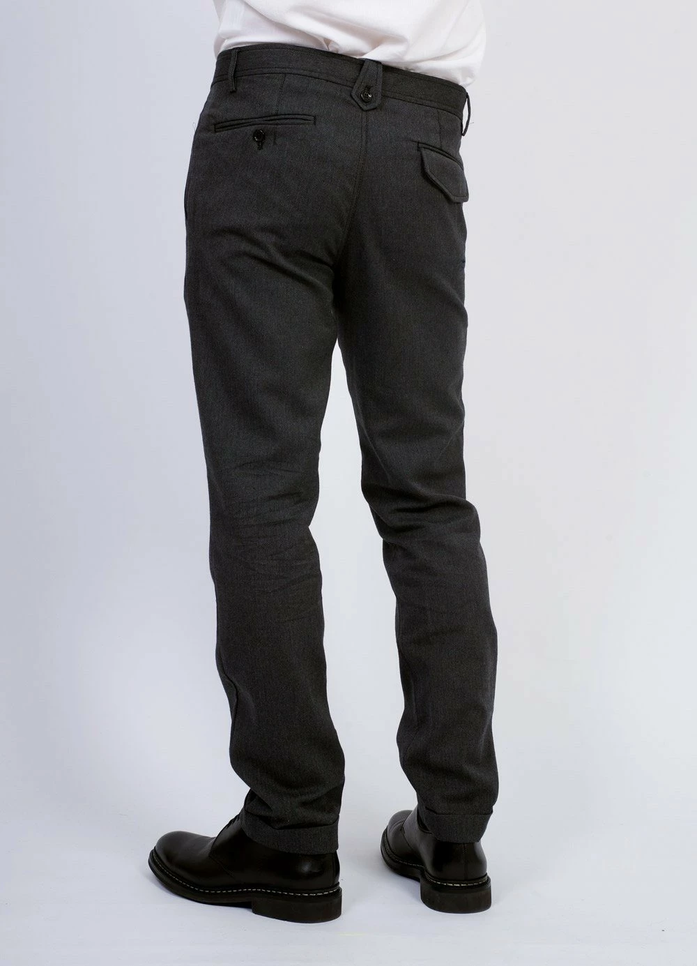 HANSEN GARMENTS FRANK | Regular Fit Trousers | Graphite 8 HANSEN GARMENTS FRANK | Regular Fit Trousers | Graphite - Image 6