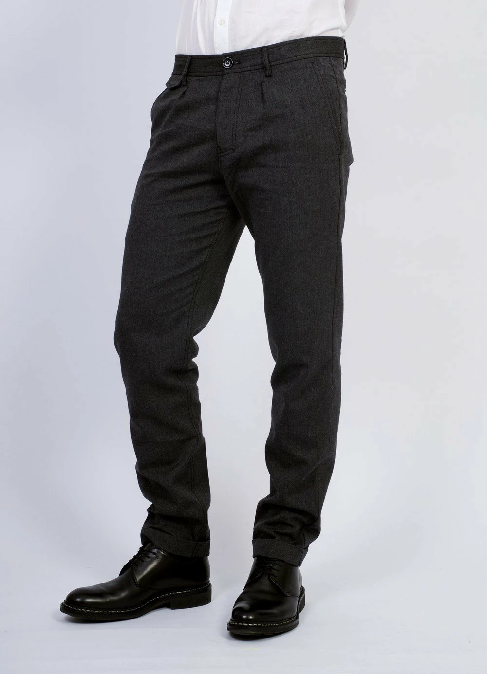 HANSEN GARMENTS FRANK | Regular Fit Trousers | Graphite 7 HANSEN GARMENTS FRANK | Regular Fit Trousers | Graphite - Image 5
