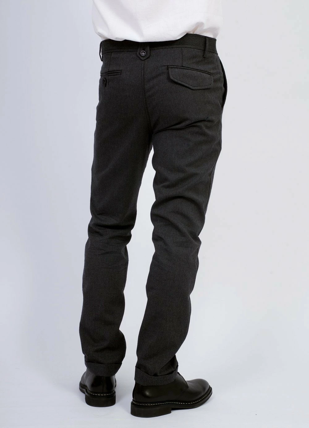 HANSEN GARMENTS FRANK | Regular Fit Trousers | Graphite 9 HANSEN GARMENTS FRANK | Regular Fit Trousers | Graphite - Image 7