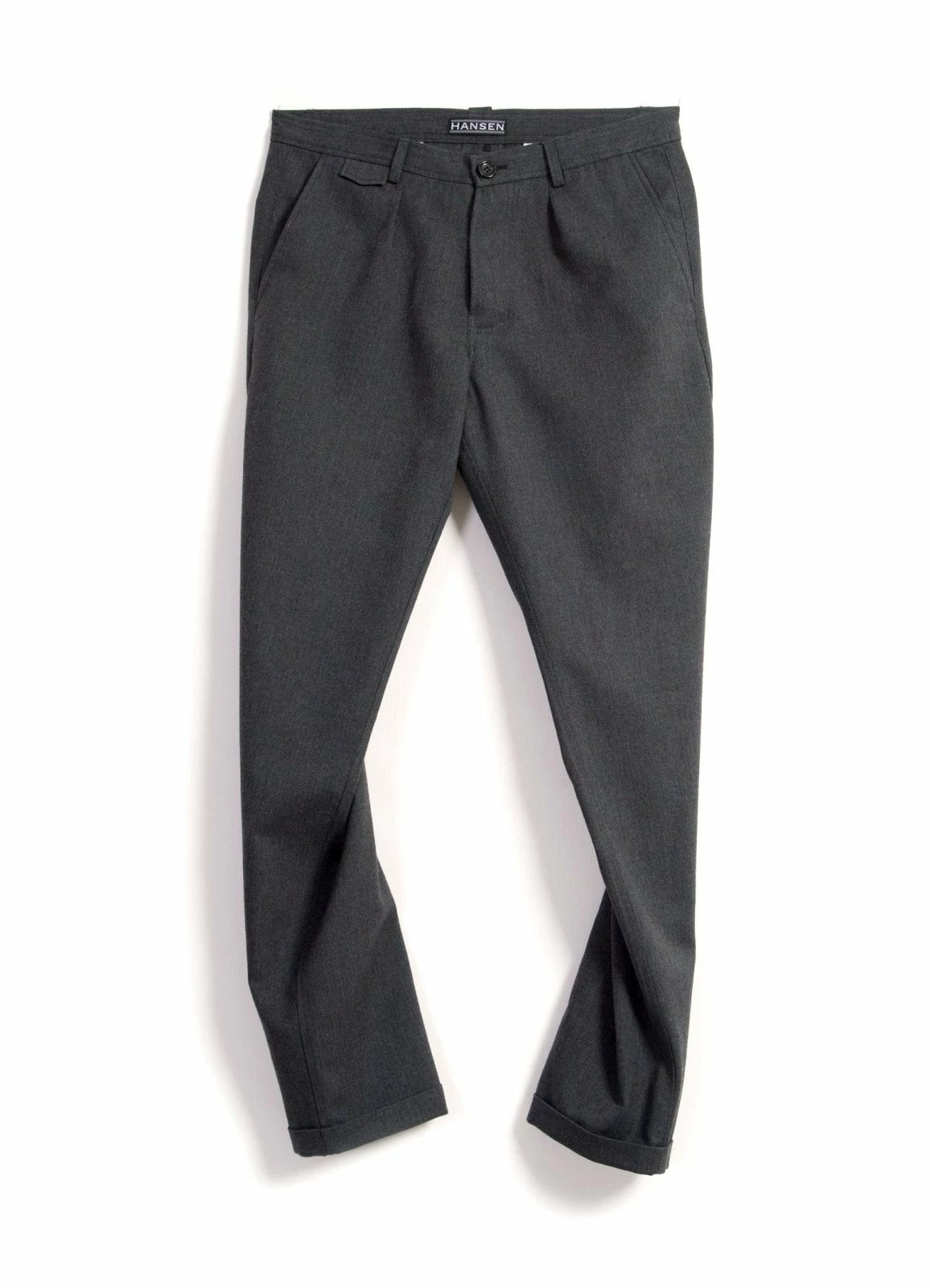 HANSEN GARMENTS FRANK | Regular Fit Trousers | Graphite 3 HANSEN GARMENTS FRANK | Regular Fit Trousers | Graphite