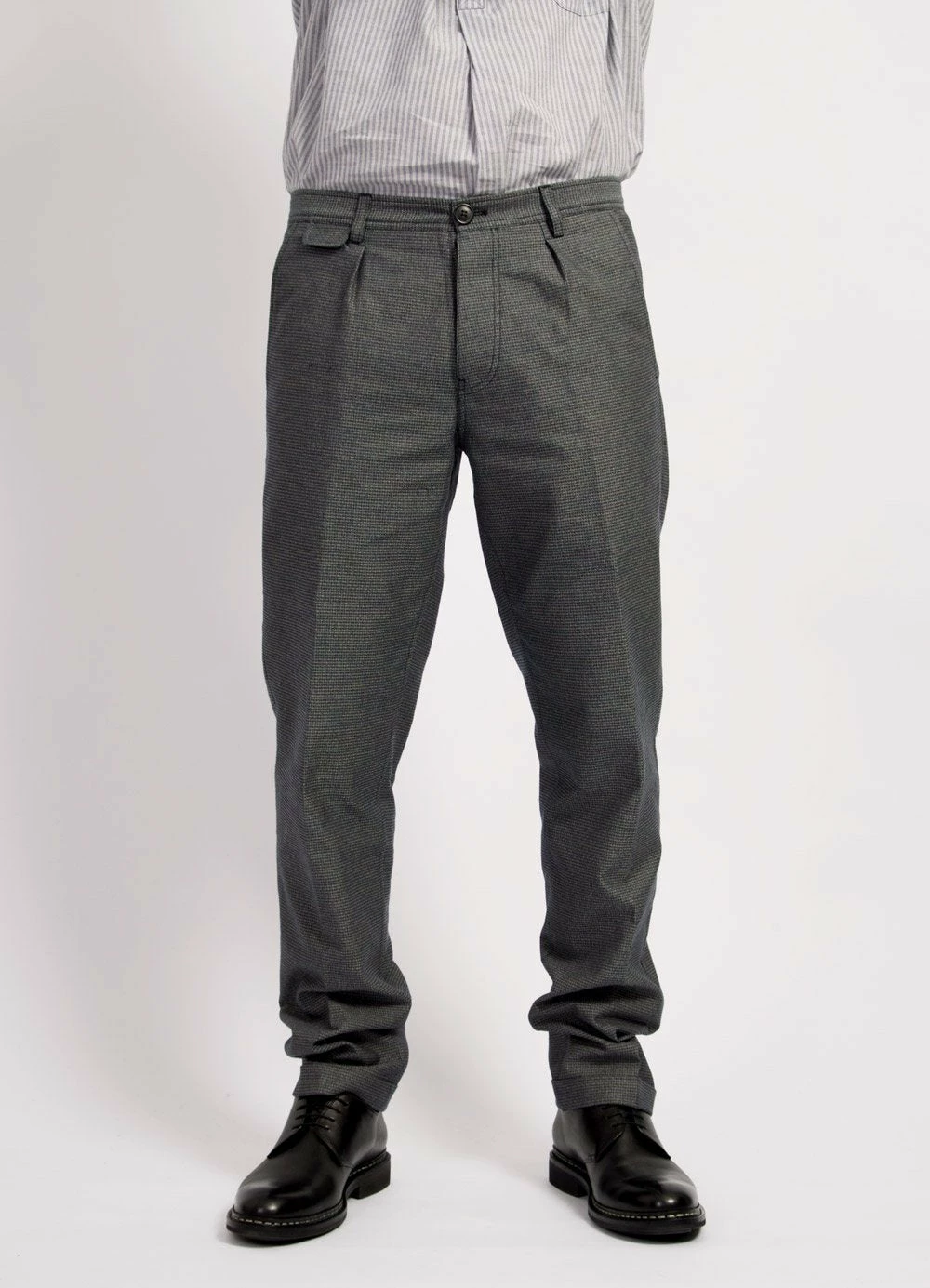 HANSEN GARMENTS FRANK | Regular Fit Trousers | Indigo Grey 4 HANSEN GARMENTS FRANK | Regular Fit Trousers | Indigo Grey - Image 2