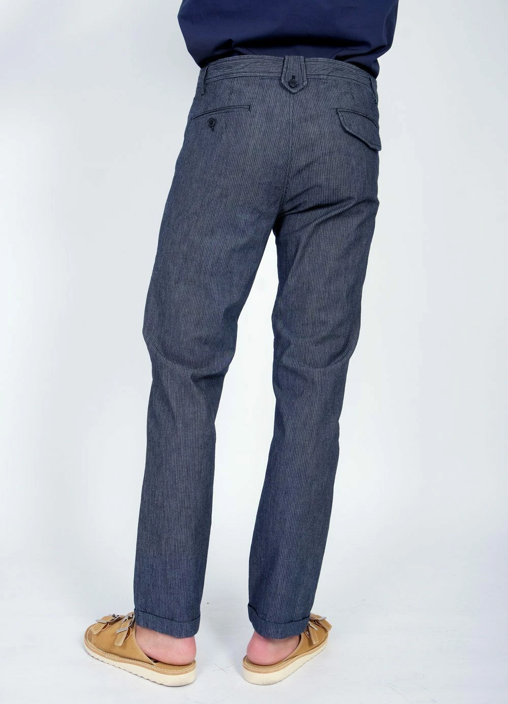 HANSEN GARMENTS FRANK | Regular Fit Trousers | Indigostripe 5 HANSEN GARMENTS FRANK | Regular Fit Trousers | Indigostripe - Image 3