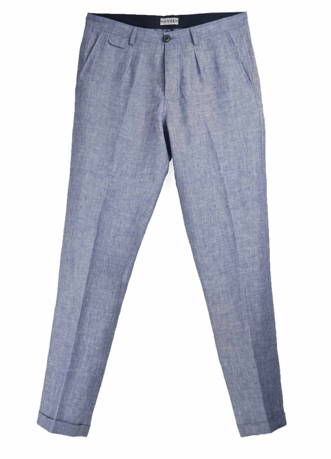 HANSEN GARMENTS FRANK | Regular Fit Trousers | Light Blue 3 HANSEN GARMENTS FRANK | Regular Fit Trousers | Light Blue