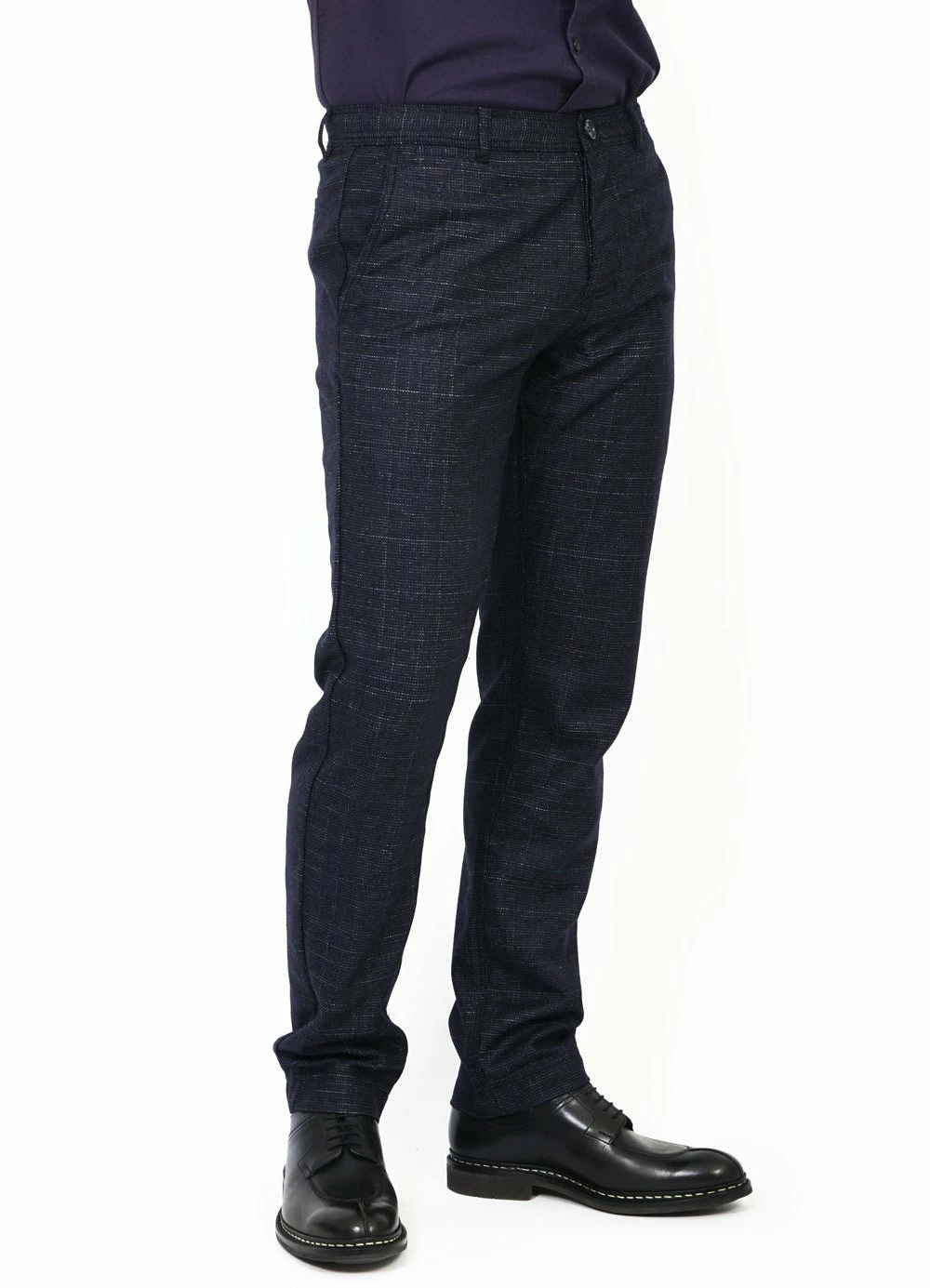 HANSEN GARMENTS FRED | Regular Fit Trouser | Midnight 4 HANSEN GARMENTS FRED | Regular Fit Trouser | Midnight - Image 2