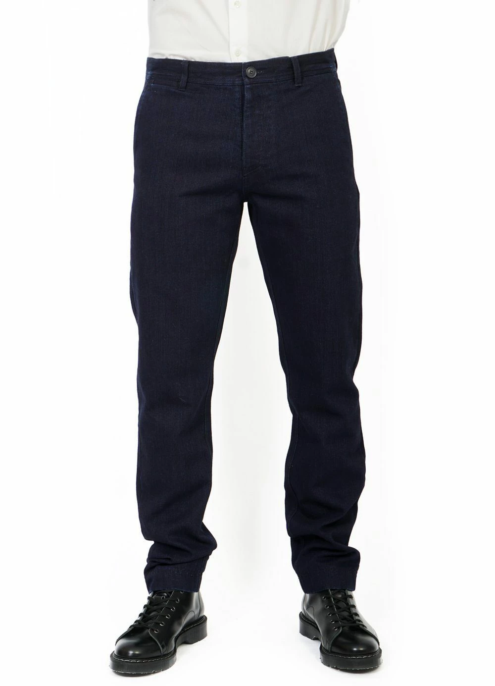 HANSEN GARMENTS FRED | Regular Fit Trousers | Black Indigo 5 HANSEN GARMENTS FRED | Regular Fit Trousers | Black Indigo - Image 3
