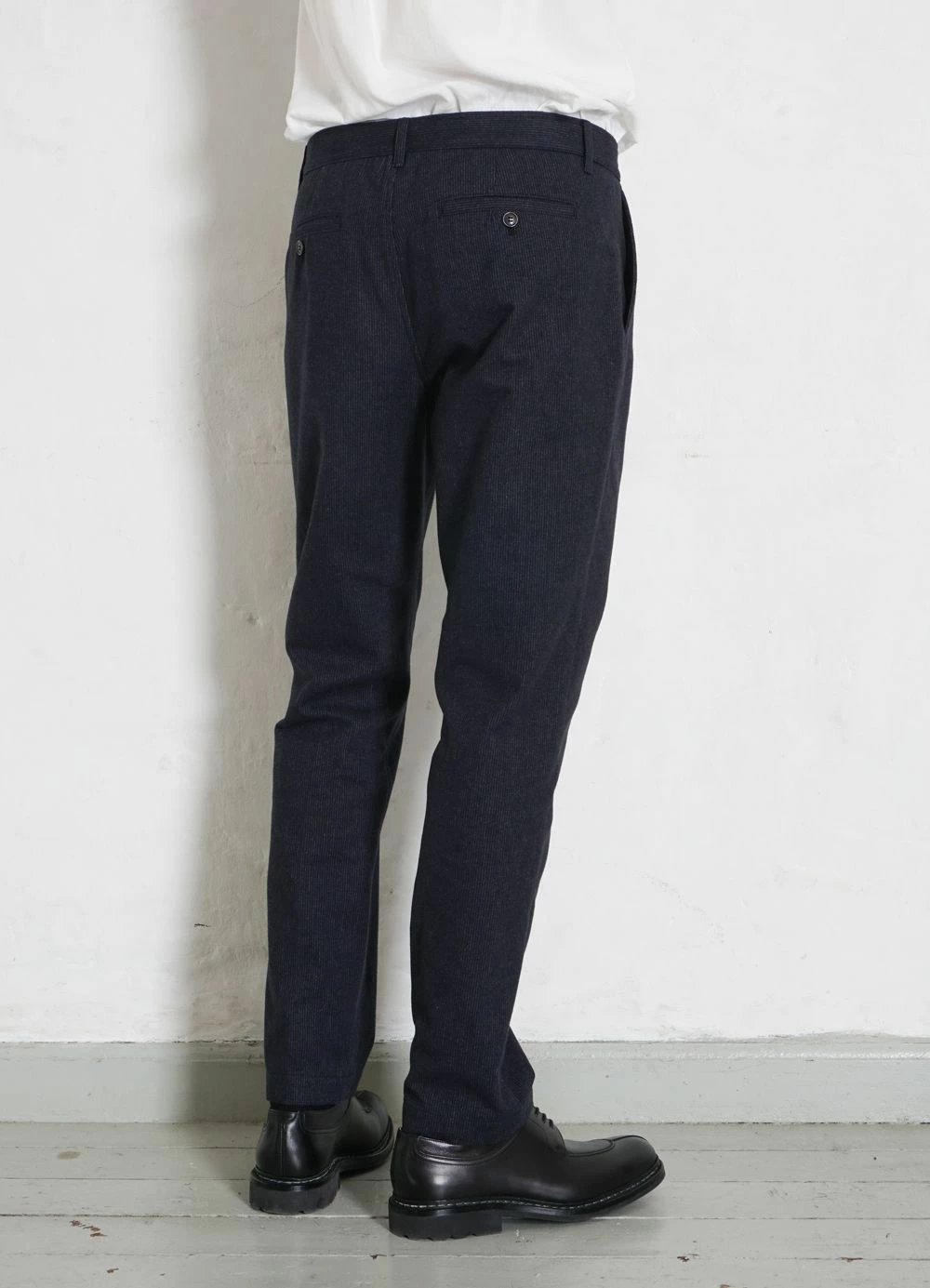HANSEN GARMENTS FRED | Regular Fit Trousers | Brushed Blue 5 HANSEN GARMENTS FRED | Regular Fit Trousers | Brushed Blue - Image 3