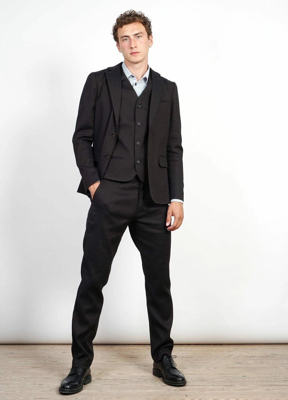 HANSEN GARMENTS FRED | Regular Fit Trousers | Coffee Melange 8 HANSEN GARMENTS FRED | Regular Fit Trousers | Coffee Melange - Image 6