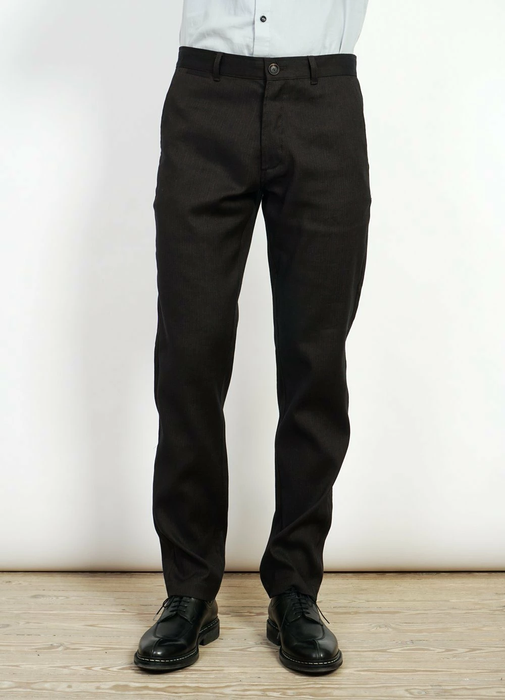 HANSEN GARMENTS FRED | Regular Fit Trousers | Coffee Melange 4 HANSEN GARMENTS FRED | Regular Fit Trousers | Coffee Melange - Image 2