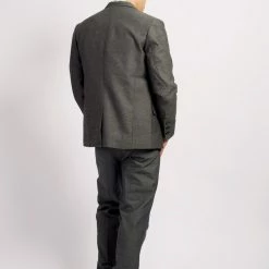 HANSEN GARMENTS FREDERIK | Casual Blazer | Indigo Grey -Heschung shop frederik casual blazer indigo grey 425 819042