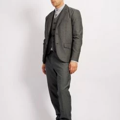 HANSEN GARMENTS FREDERIK | Casual Blazer | Indigo Grey -Heschung shop frederik casual blazer indigo grey 425 878585