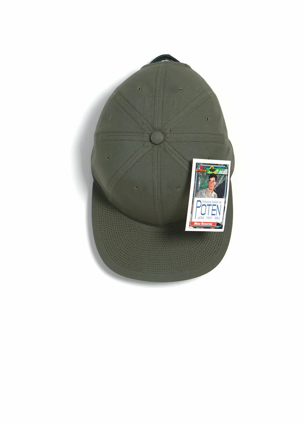 POTEN CAPS FUJIKINBAI | Professional Baseball Cap | Olive 3 POTEN CAPS FUJIKINBAI | Professional Baseball Cap | Olive