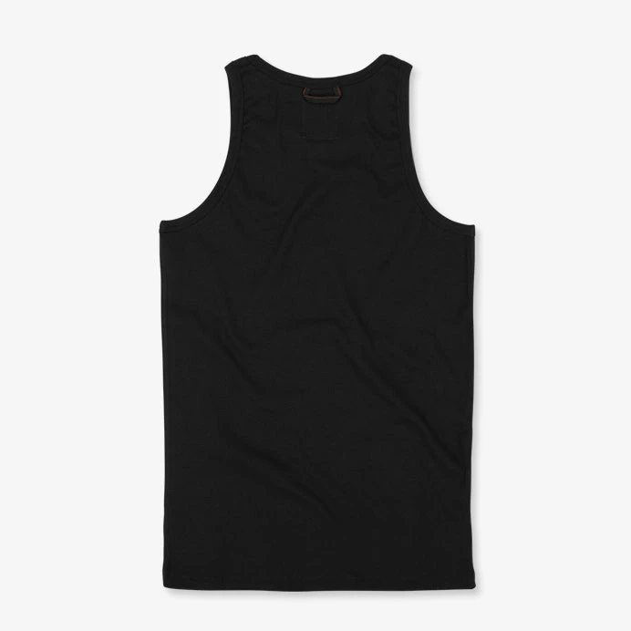 HEMEN BIARRITZ GARI | Organic Tank Top | Black 4 HEMEN BIARRITZ GARI | Organic Tank Top | Black - Image 2