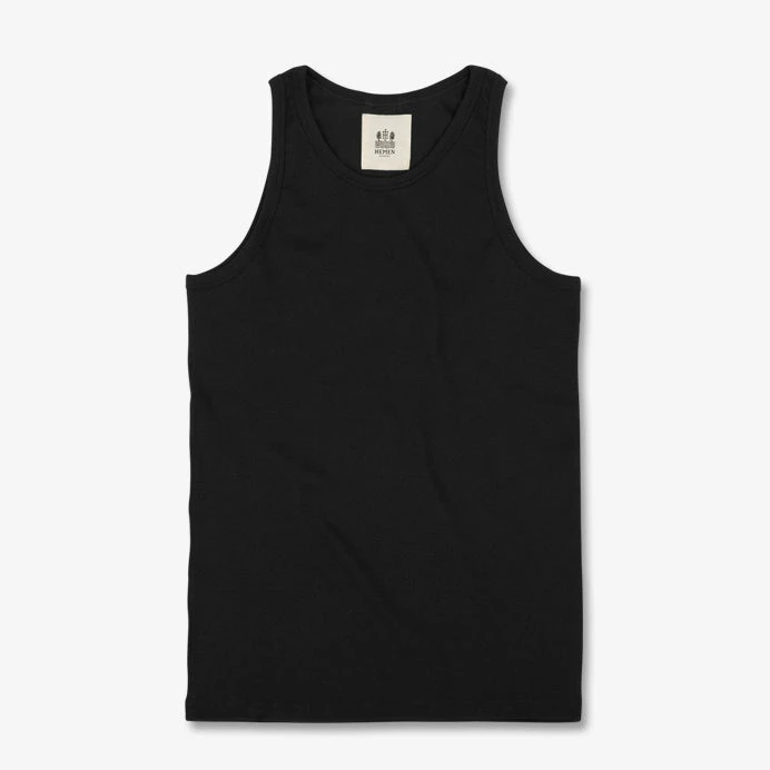 HEMEN BIARRITZ GARI | Organic Tank Top | Black 3 HEMEN BIARRITZ GARI | Organic Tank Top | Black
