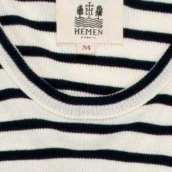 HEMEN BIARRITZ GARI | Organic Tank Top | Breton Stripe -Heschung shop gari organic tank top breton stripe 50 134875