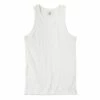 HEMEN BIARRITZ GARI | Organic Tank Top | White 1 HEMEN BIARRITZ GARI | Organic Tank Top | White -Heschung shop gari organic tank top white 45 515271