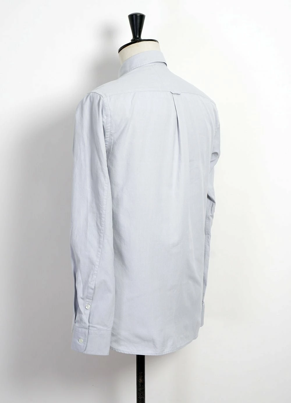 HANSEN GARMENTS HAAKON | Hidden Button Down Shirt | Silver 5 HANSEN GARMENTS HAAKON | Hidden Button Down Shirt | Silver - Image 3