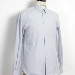 Default -Heschung shop haakon hidden button down shirt silver hansen garments 687001