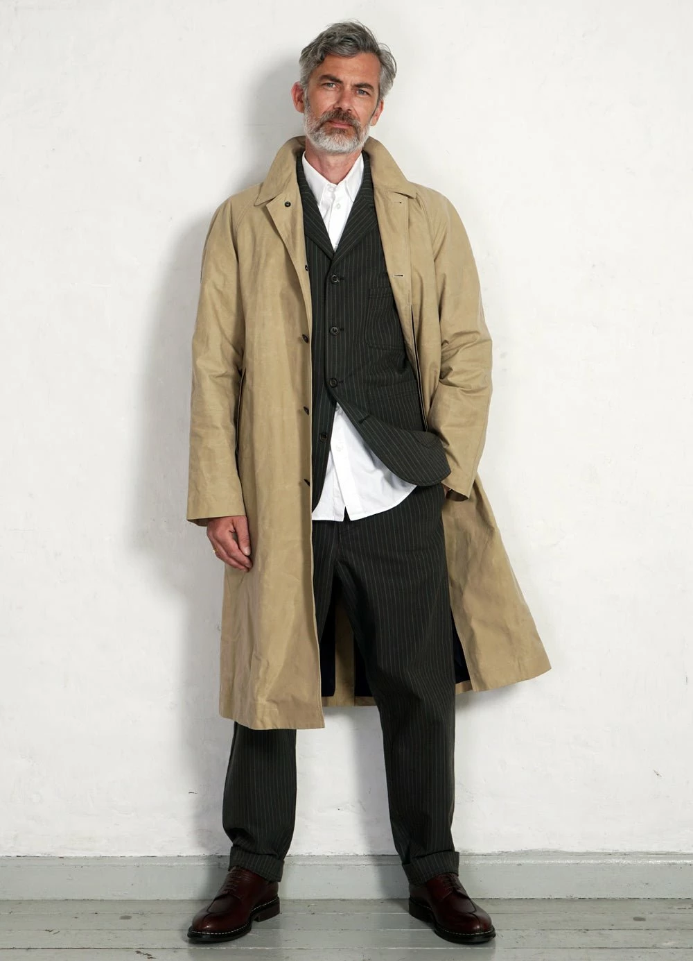 HANSEN GARMENTS HAAKON | Hidden Button Down Shirt | White 5 HANSEN GARMENTS HAAKON | Hidden Button Down Shirt | White - Image 3