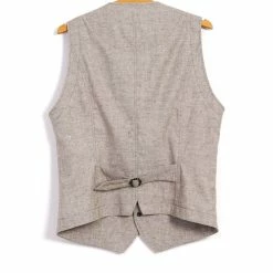 HANSEN GARMENTS HALFDAN | Classic Waistcoat | Beach 13 HANSEN GARMENTS HALFDAN | Classic Waistcoat | Beach -Heschung shop halfdan classic waistcoat beach hansen garments 482642