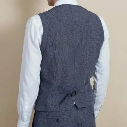 HANSEN GARMENTS HALFDAN | Classic Waistcoat | River 12 HANSEN GARMENTS HALFDAN | Classic Waistcoat | River -Heschung shop halfdan classic waistcoat river hansen garments 528910