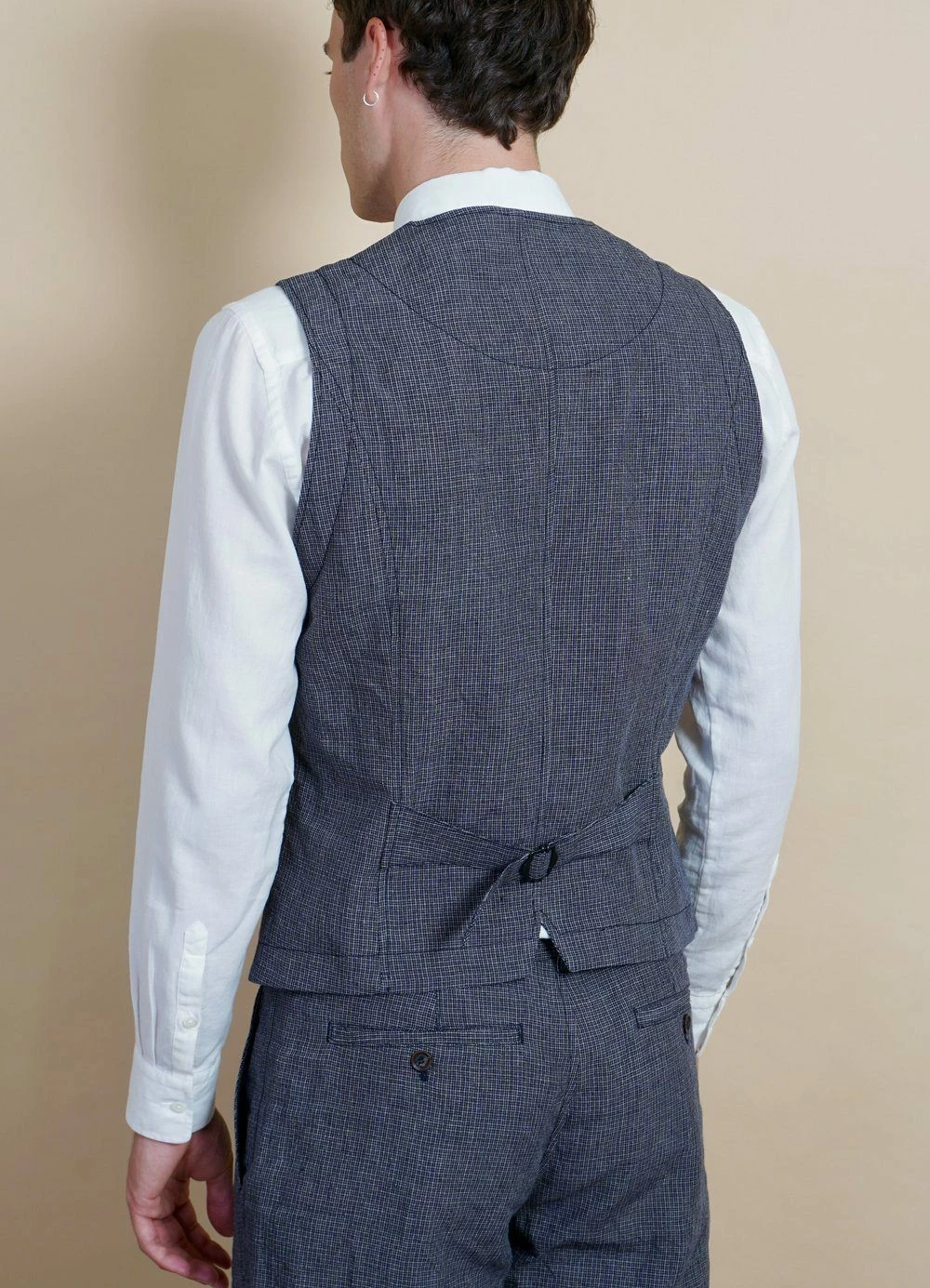 HANSEN GARMENTS HALFDAN | Classic Waistcoat | River 5 HANSEN GARMENTS HALFDAN | Classic Waistcoat | River - Image 3