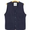 HANSEN GARMENTS HARALD | Casual Waistcoat | Indigo 1 HANSEN GARMENTS HARALD | Casual Waistcoat | Indigo -Heschung shop harald casual waistcoat indigo hansen garments 486133