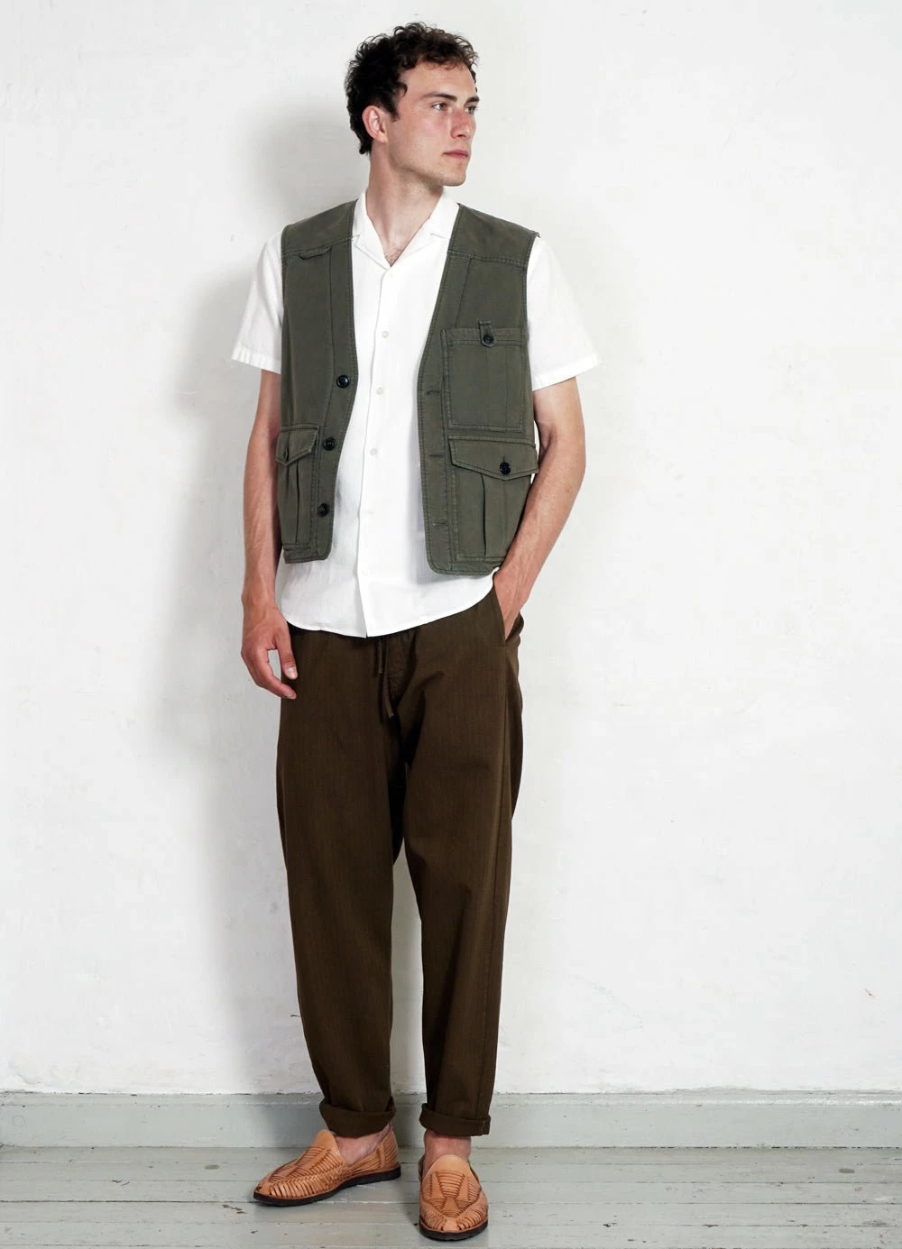 HANSEN GARMENTS HEKTOR | Utility Vest | Green 4 HANSEN GARMENTS HEKTOR | Utility Vest | Green - Image 2